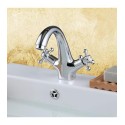Grifo lavabo Roca Carmen cromo con desagüe click-clack | Jesanca