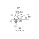 Grifo Temporizado Repisa Lavabo Roca Instant | A5A4277C00