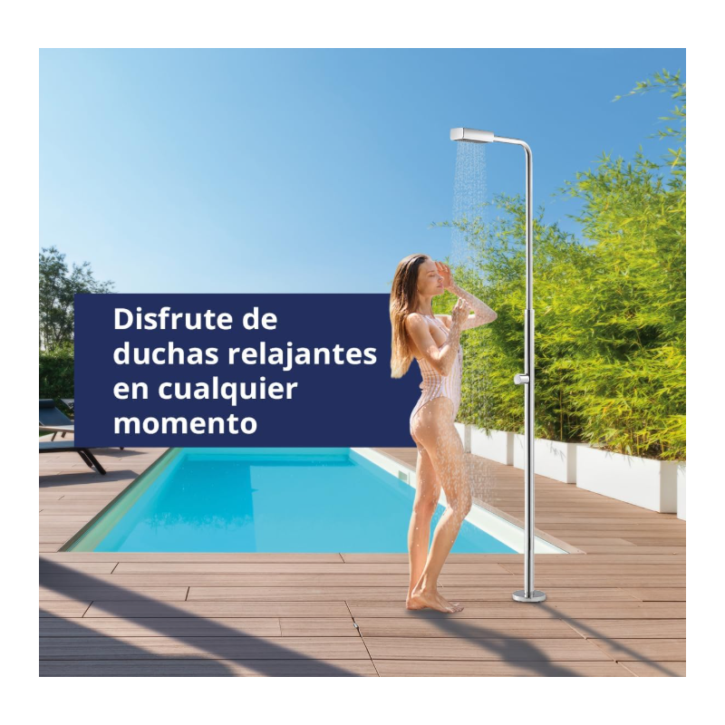 DUCHA ANGEL ACERO INOXIDABLE PULIDO AISI-304