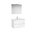 Pack Baño ROCA 5 piezas con mueble Tenet, mampara, plato Terran y columna Vega