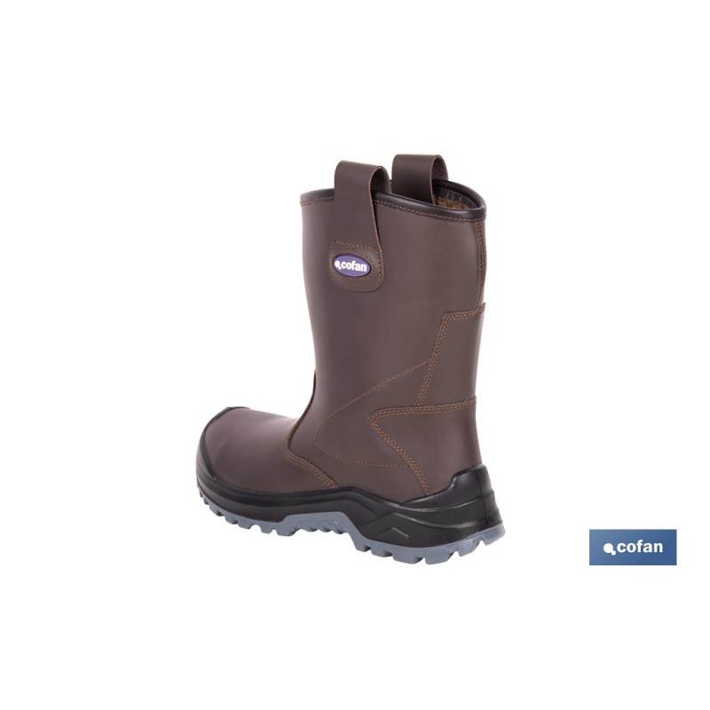 BOTA DE SEGURIDAD DE PIEL FORRADA S3S MODELO MEGAN PRO TALLA 37