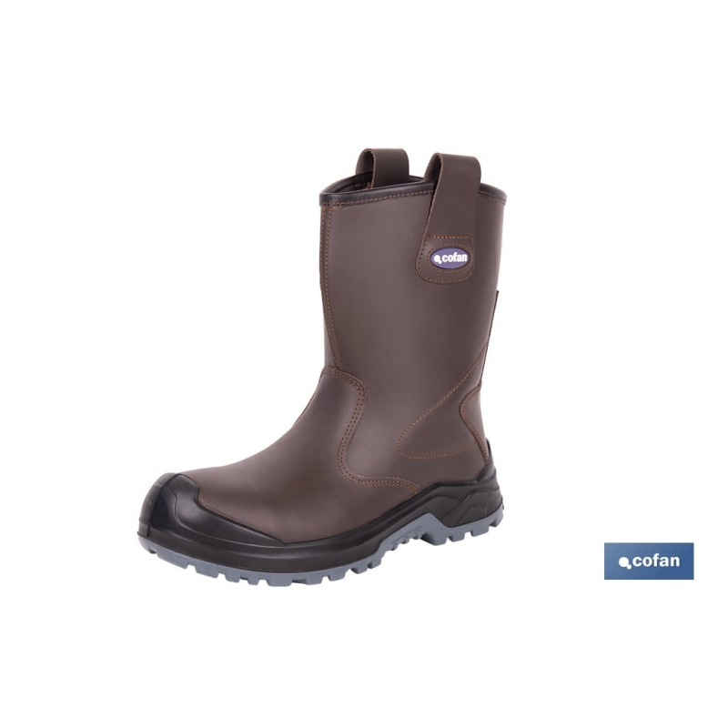 BOTA DE SEGURIDAD DE PIEL FORRADA S3S MODELO MEGAN PRO TALLA 43