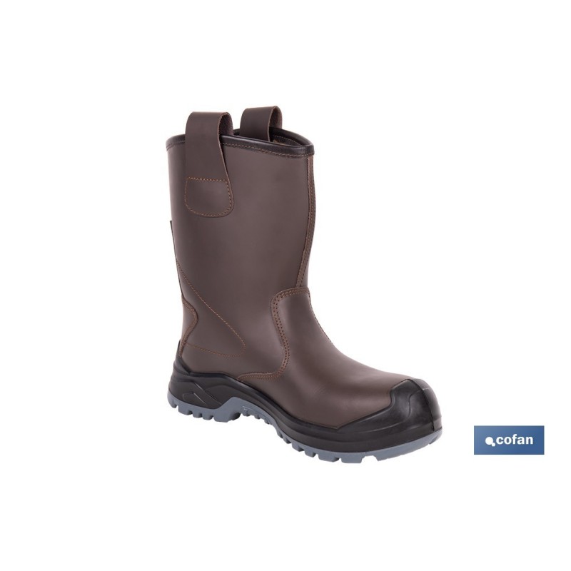 BOTA DE SEGURIDAD DE PIEL FORRADA S3S MODELO MEGAN PRO TALLA 44