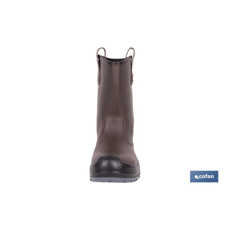 BOTA DE SEGURIDAD DE PIEL FORRADA S3S MODELO MEGAN PRO TALLA 46