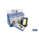 EXPOSITOR CON 12  LÁMPARAS DE INSPECCIÓN COB LED Y PANEL SOLAR