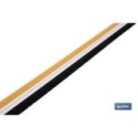 BURLETE BLANCO ADHESIVO DE ALUMINIO CON CEPILLO 92 CM