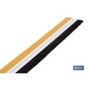 BURLETE BLANCO ADHESIVO DE ALUMINIO CON CEPILLO 92 CM