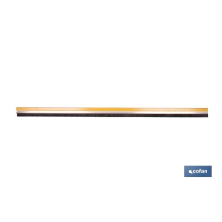 BURLETE SAPELI ADHESIVO DE ALUMINIO CON CEPILLO 92 CM