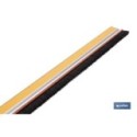 BURLETE SAPELI ADHESIVO DE ALUMINIO CON CEPILLO 92 CM