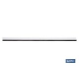BURLETE BLANCO BASCULANTE DE ALUMINIO PARA INTERIOR Y EXTERIOR 93 CM