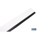 BURLETE BLANCO BASCULANTE DE ALUMINIO PARA INTERIOR Y EXTERIOR 93 CM