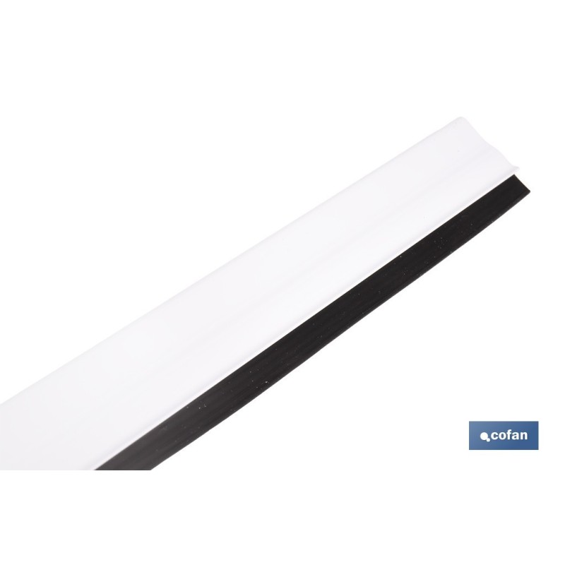BURLETE BLANCO BASCULANTE DE ALUMINIO PARA INTERIOR Y EXTERIOR 93 CM