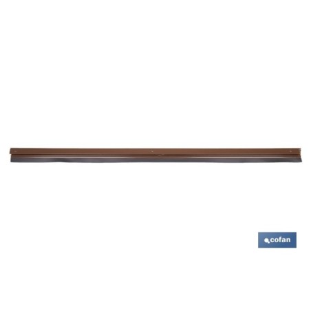 BURLETE MARRÓN BASCULANTE DE ALUMINIO PARA INTERIOR Y EXTERIOR 93 CM