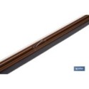 BURLETE MARRÓN BASCULANTE DE ALUMINIO PARA INTERIOR Y EXTERIOR 93 CM