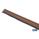 BURLETE MARRÓN BASCULANTE DE ALUMINIO PARA INTERIOR Y EXTERIOR 93 CM