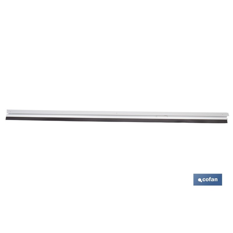 BURLETE GRIS BASCULANTE DE ALUMINIO PARA INTERIOR Y EXTERIOR 93 CM