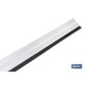 BURLETE GRIS BASCULANTE DE ALUMINIO PARA INTERIOR Y EXTERIOR 93 CM