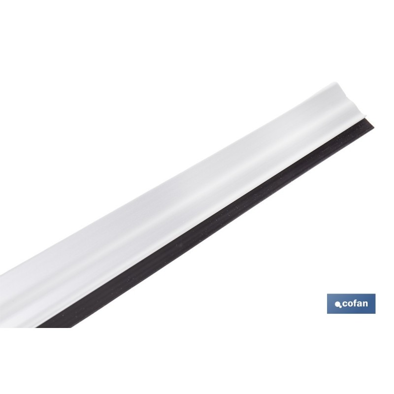 BURLETE GRIS BASCULANTE DE ALUMINIO PARA INTERIOR Y EXTERIOR 93 CM