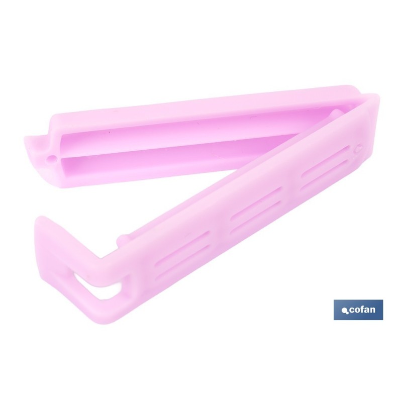 SET DE 6 CLIPS CIERRA BOLSAS 3 X 11 CM  3 X 6 CM