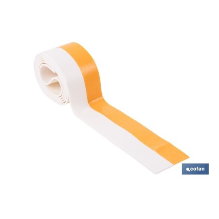 BURLETE BLANCO DE PVC EXPANDIDO BAJO PUERTA 100 CM
