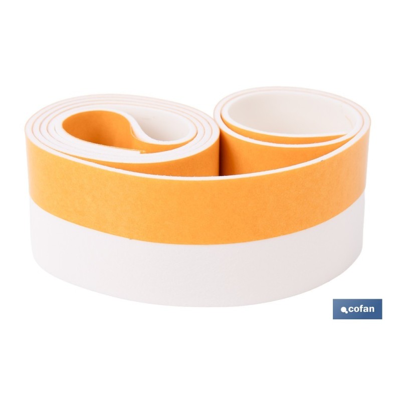 BURLETE BLANCO DE PVC EXPANDIDO BAJO PUERTA 100 CM