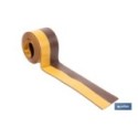 BURLETE MARRÓN DE PVC EXPANDIDO BAJO PUERTA 100 CM